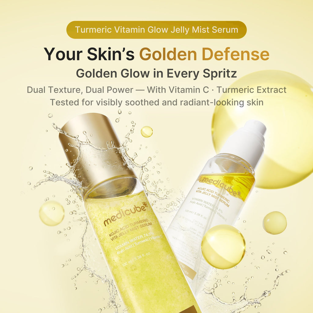Kojic Acid Turmeric Vitamin Gold Jelly Mist Serum A9