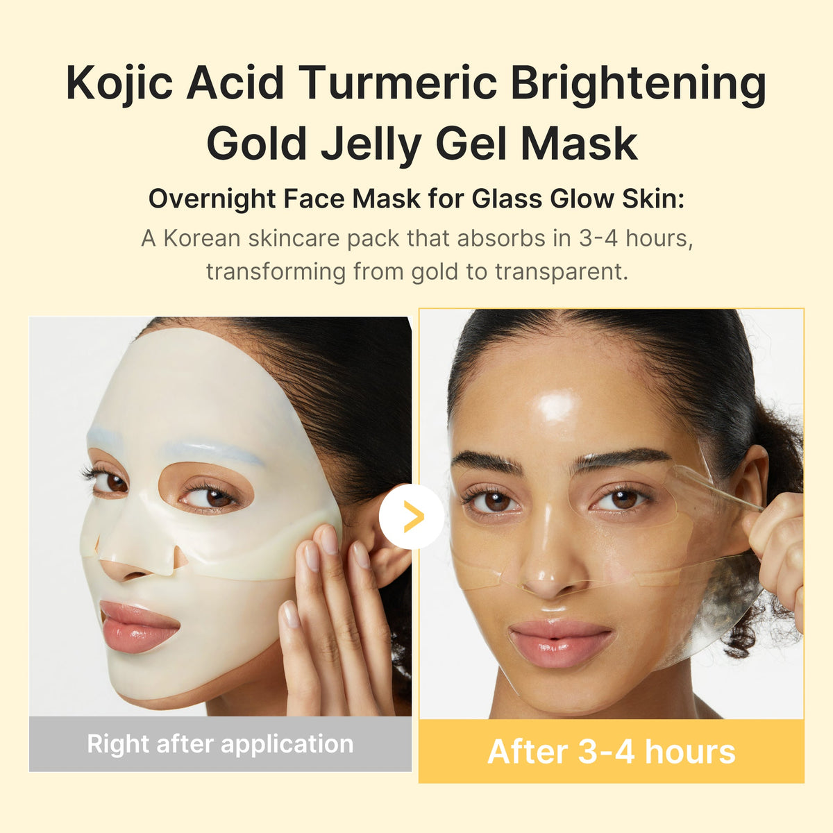 Kojic Acid Turmeric Gold Jelly Gel Mask W2