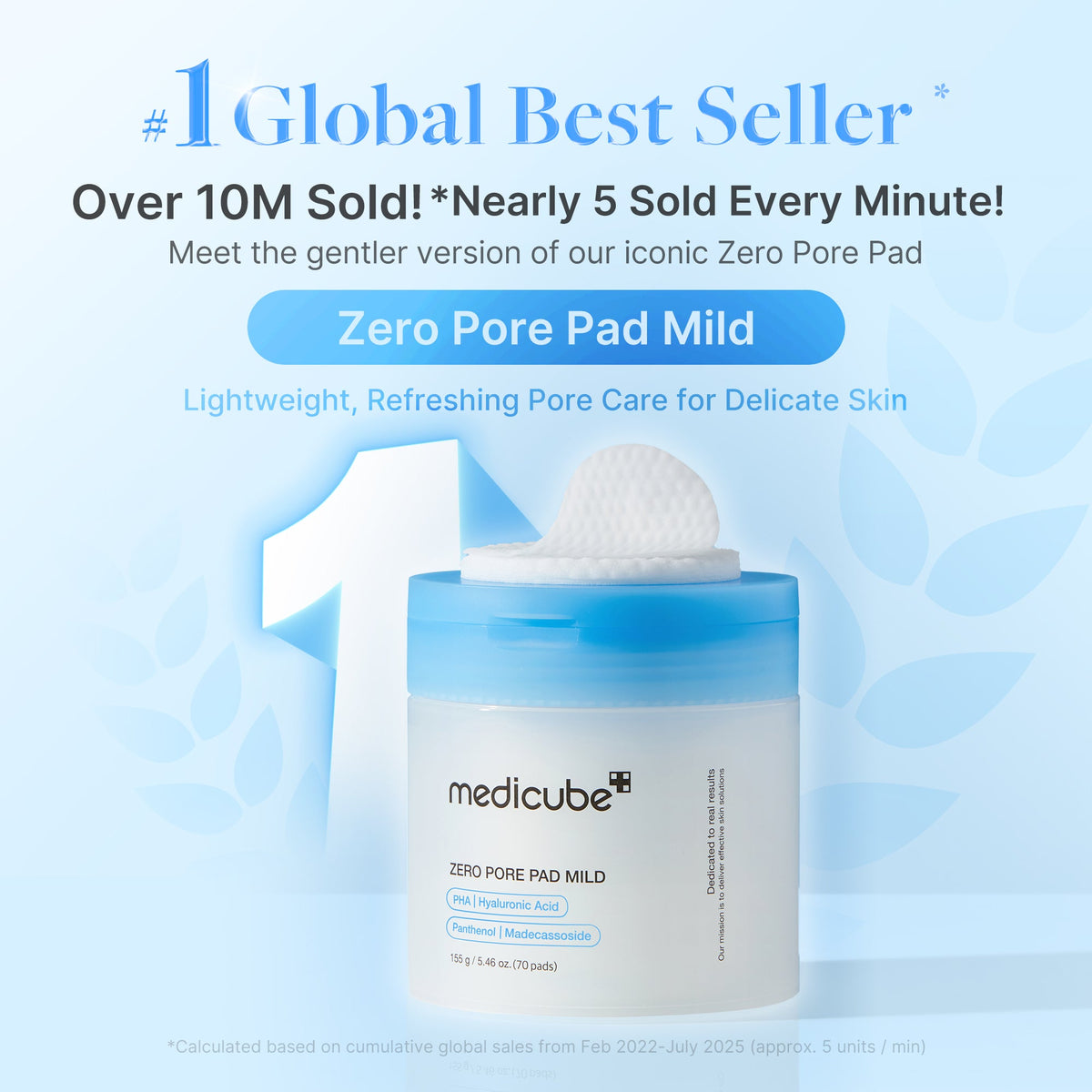 Zero Pore Madecassoside Pads (Mild) X5