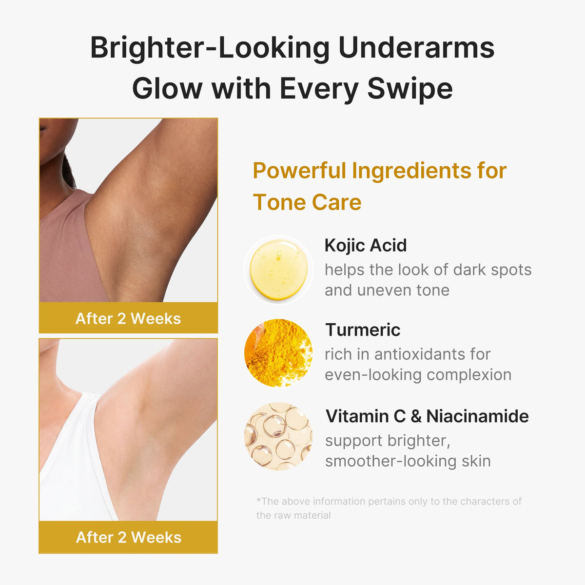 Kojic Acid Brightening Deodorant (Vanilla & Pistachio) O3