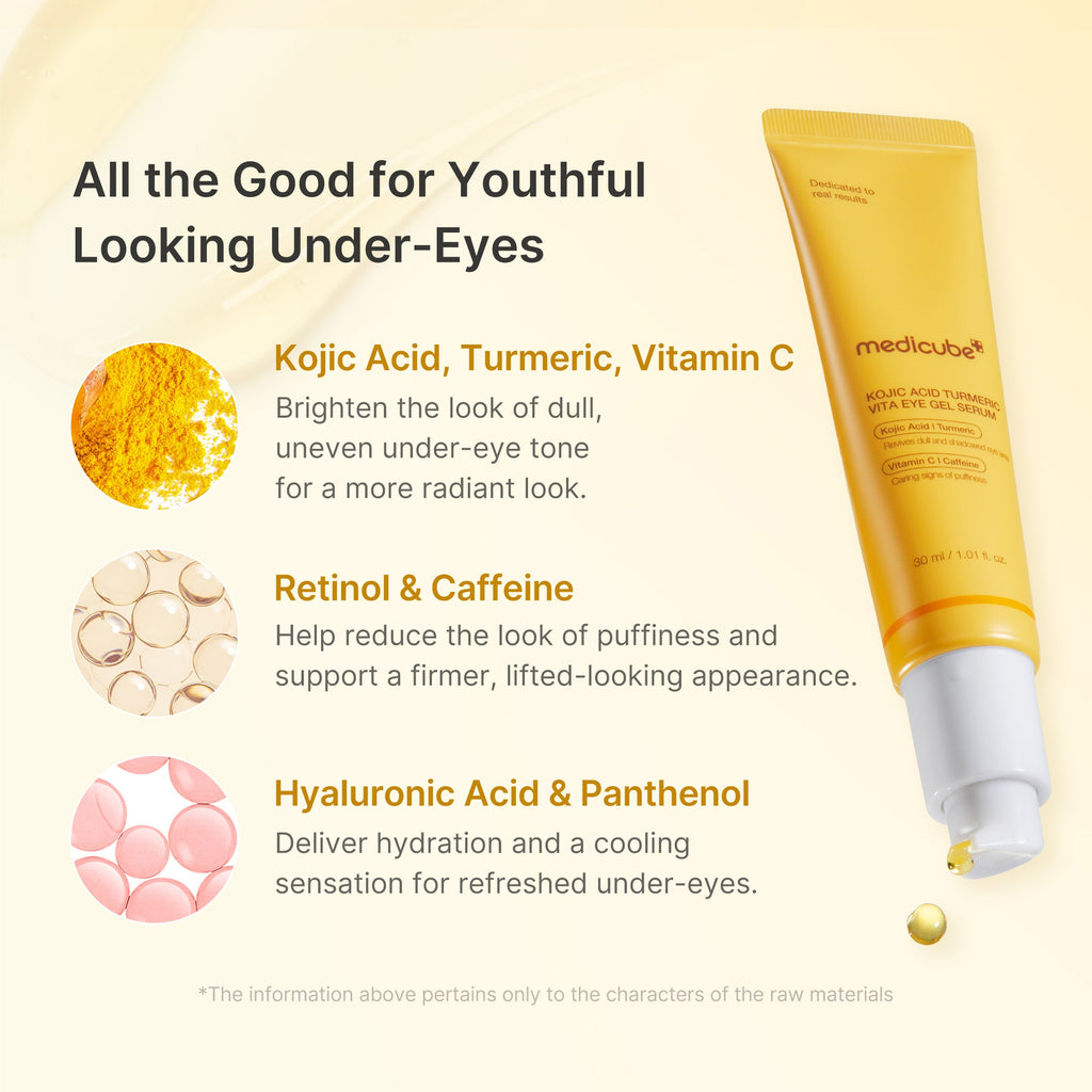 Kojic Acid Tumeric Eye Gel Serum R6