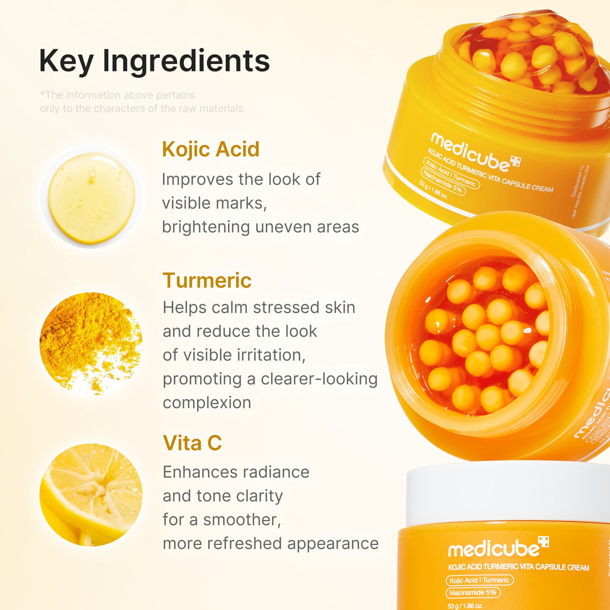 Kojic Acid Turmeric Vita Capsule Cream E7