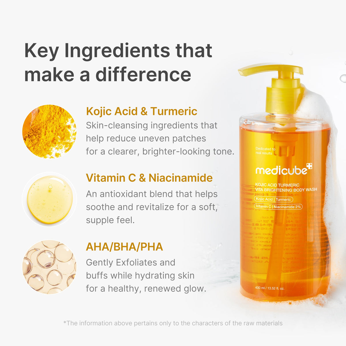 Kojic Acid Turmeric Brightening Body Wash M0