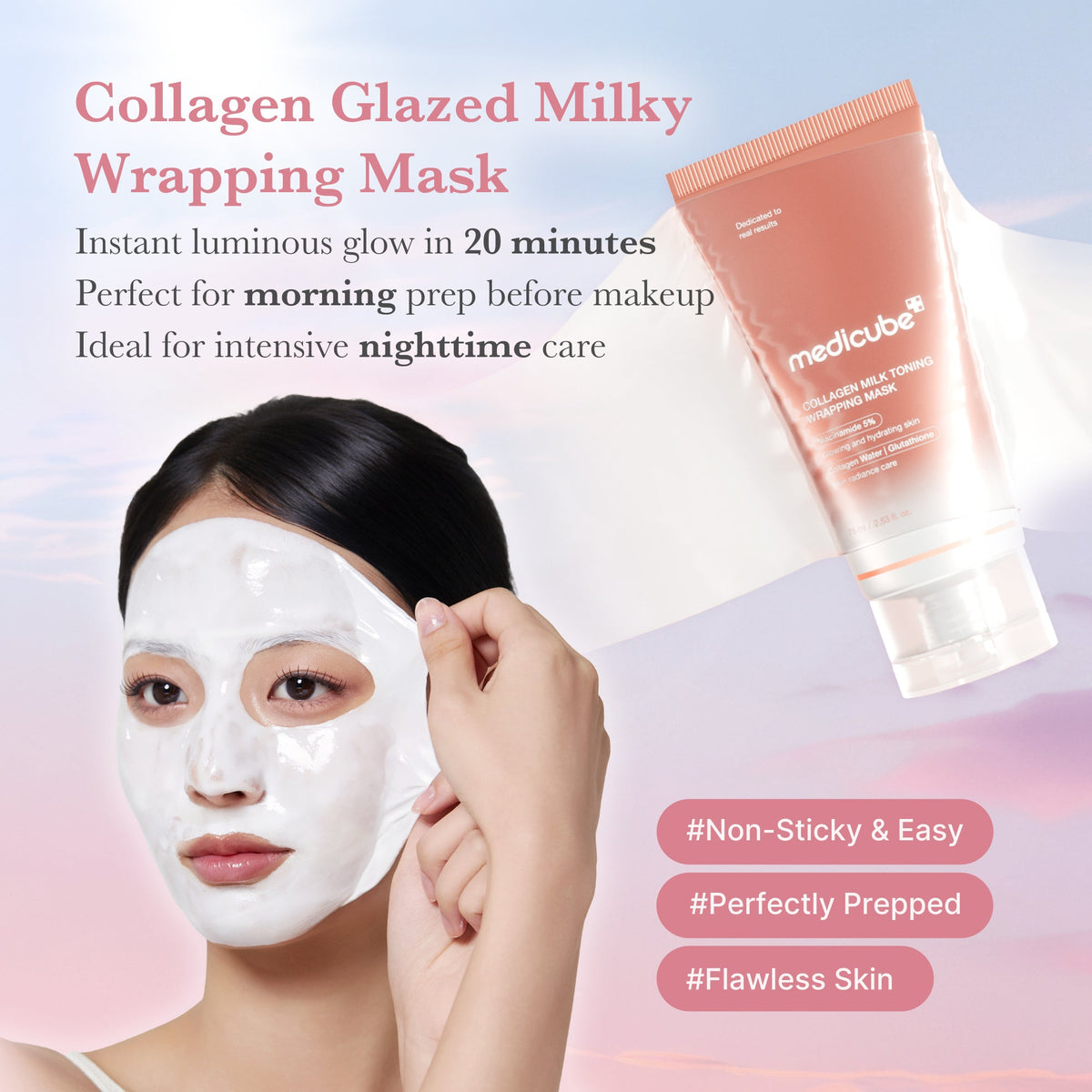 Collagen Milky Glow Daytime Wrapping Mask W8