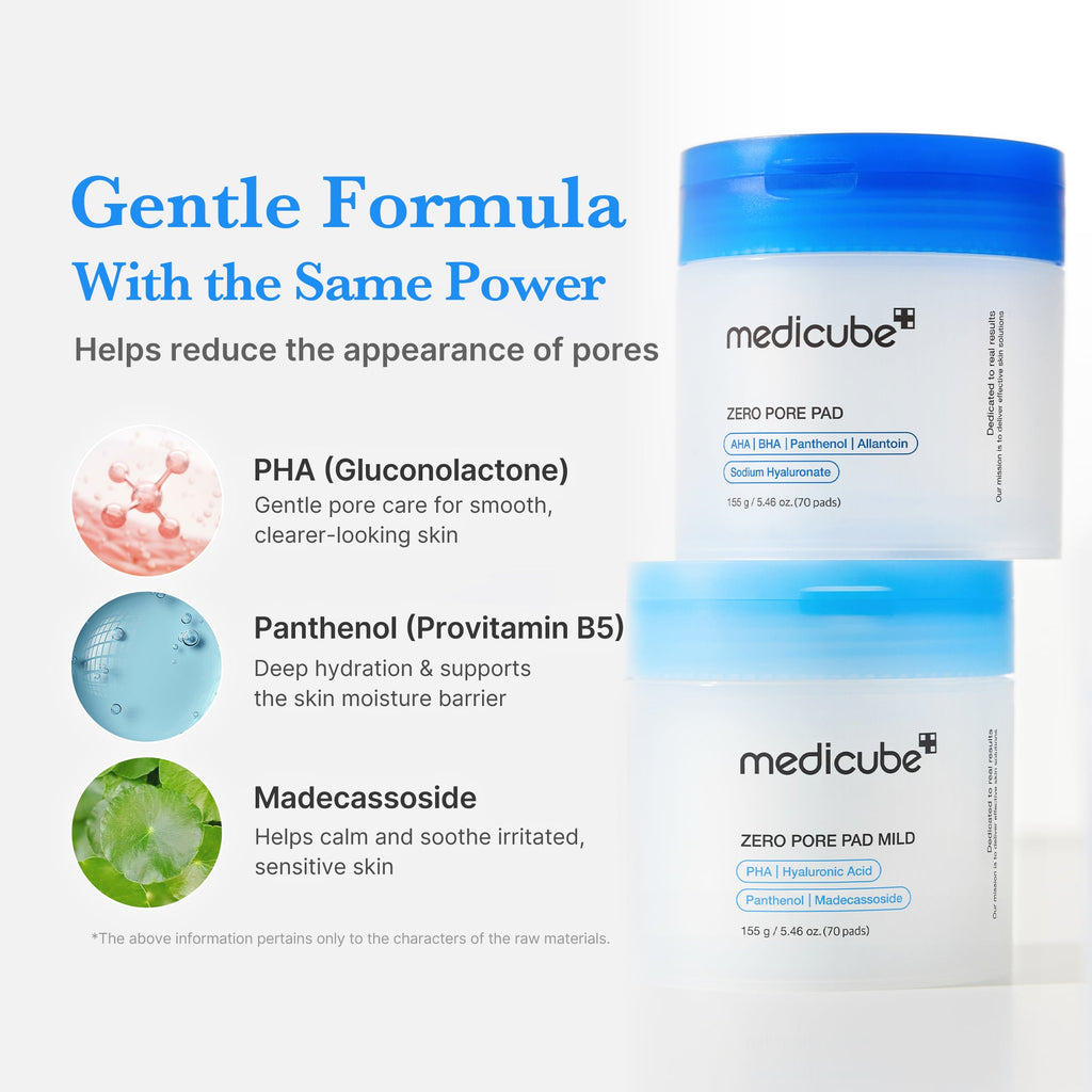 Zero Pore Madecassoside Pads (Mild) X5