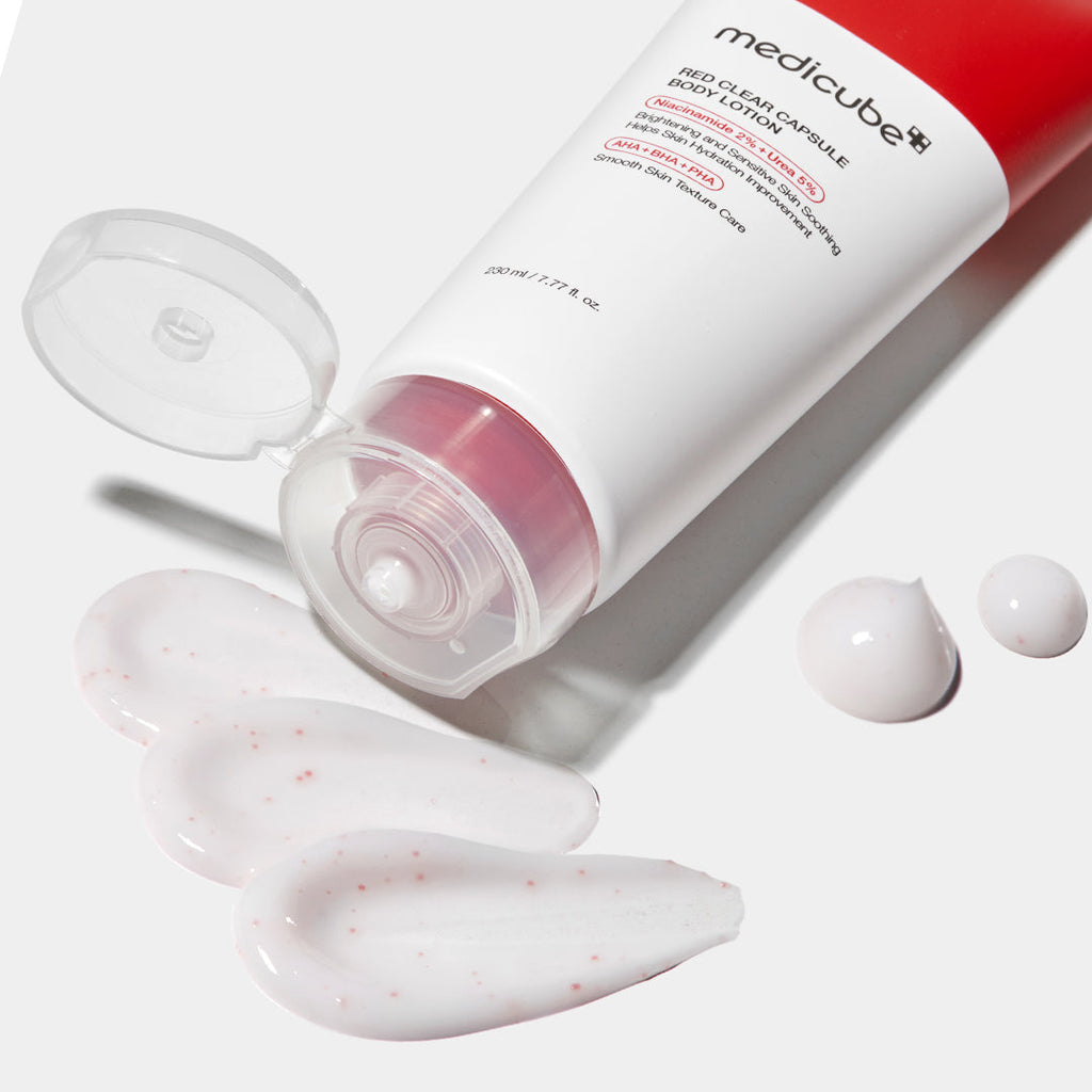 Red Clear Capsule Body Lotion A4