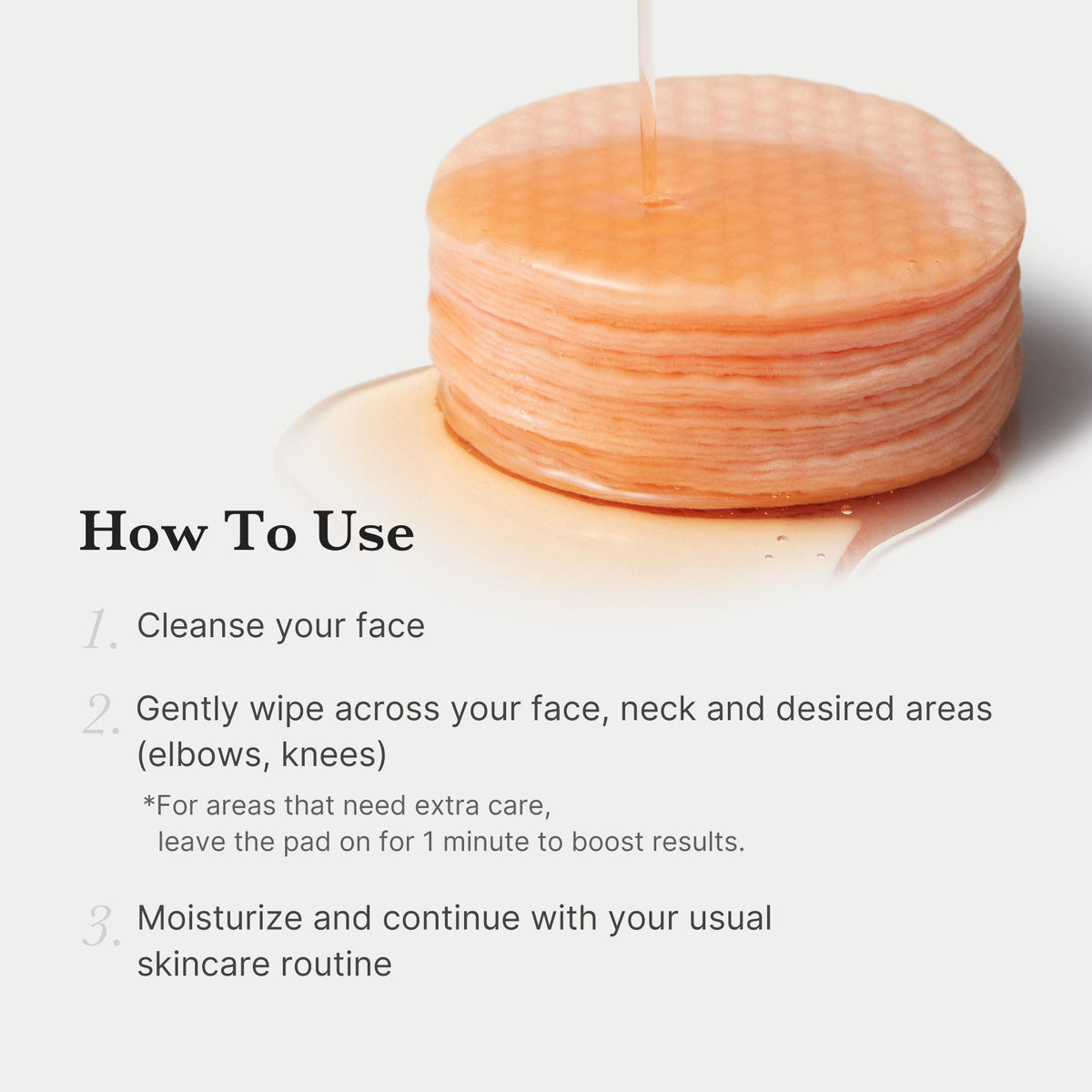 Red Succinic Acid Panthenol Pads G2