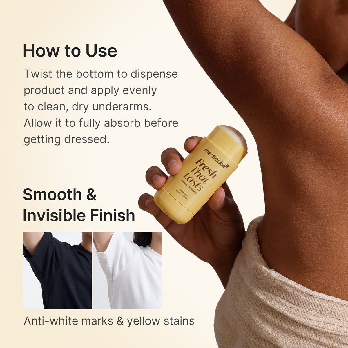 Kojic Acid Brightening Deodorant (Vanilla & Pistachio) O3