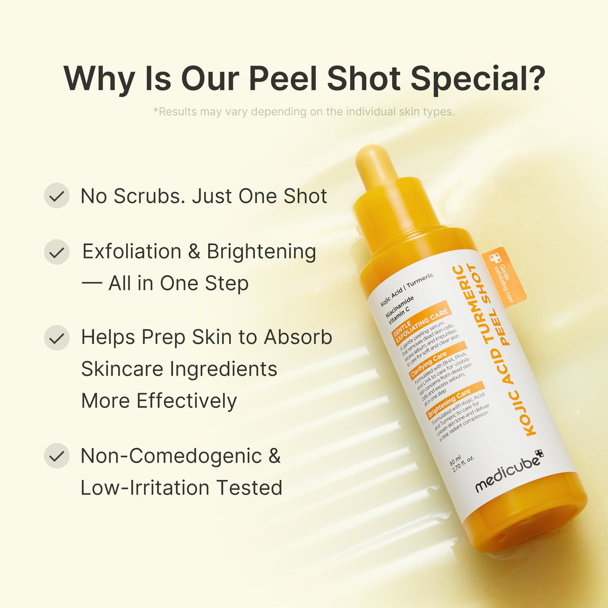 Kojic Acid Turmeric Peel Shot Y1