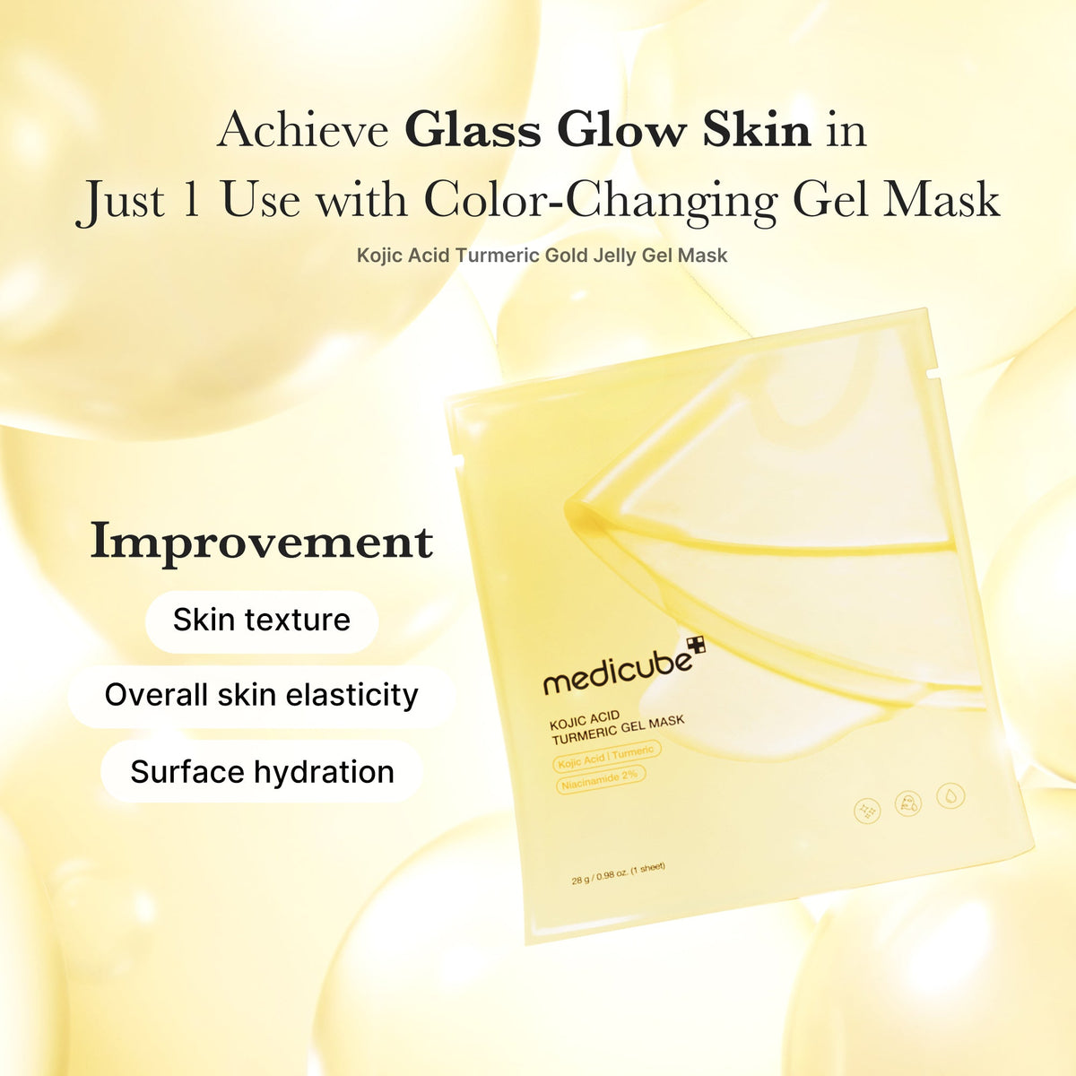 Kojic Acid Turmeric Gold Jelly Gel Mask W2