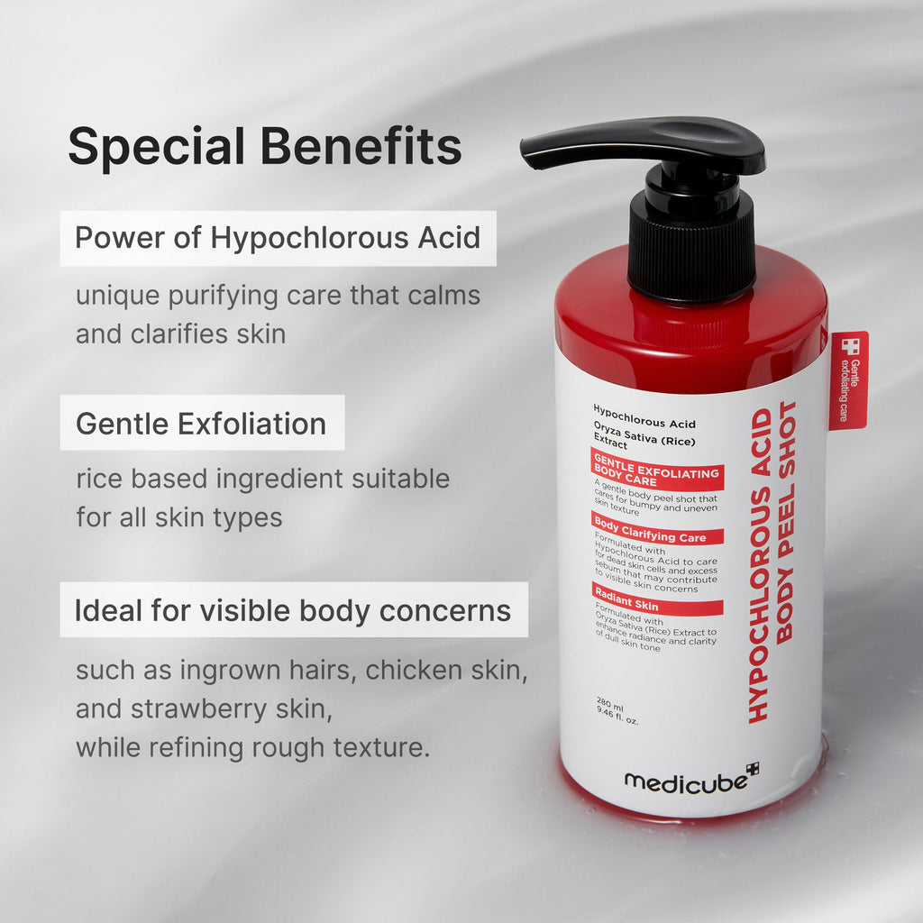 Hypochlorous Acid Rice Body Peel Shot V4