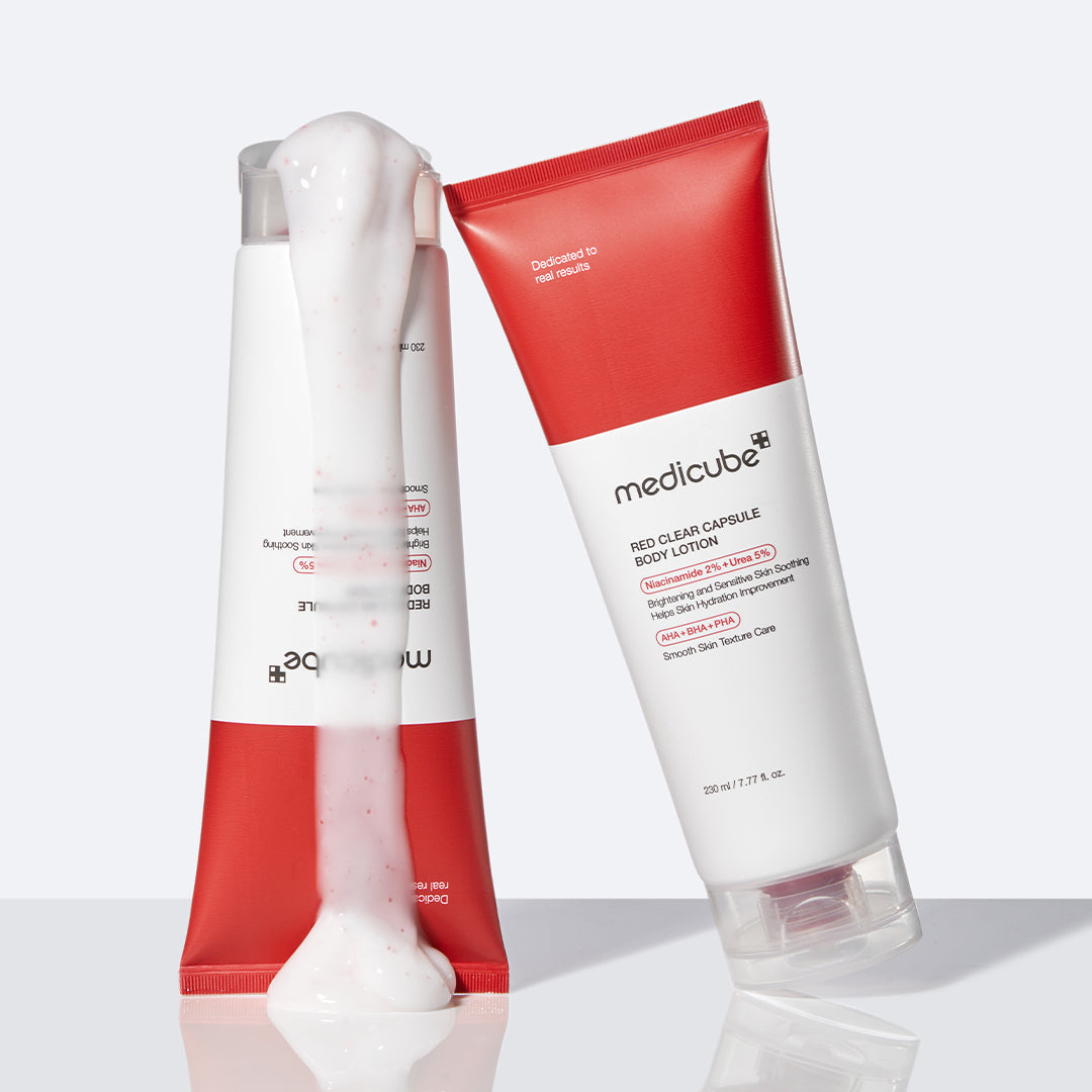 Red Clear Capsule Body Lotion A4