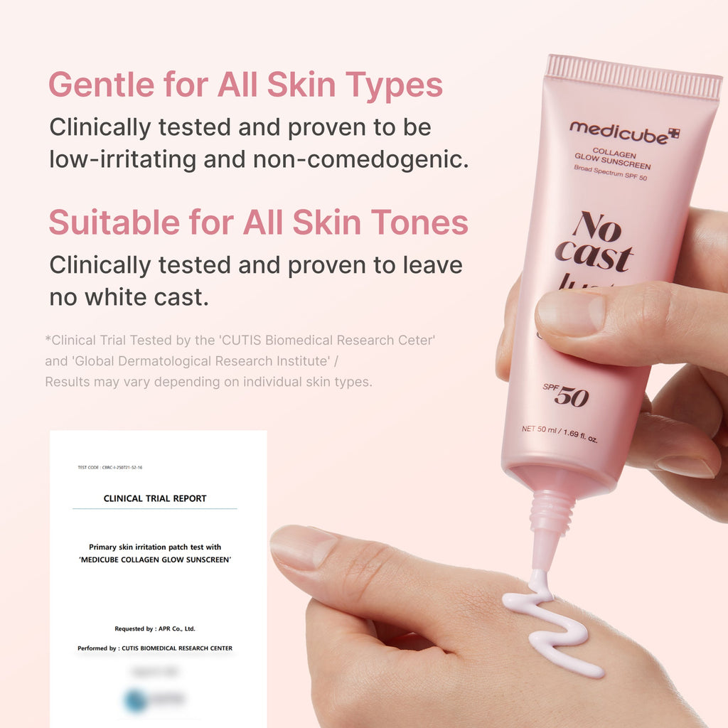 No Cast Just Glow Collagen Sunscreen K5