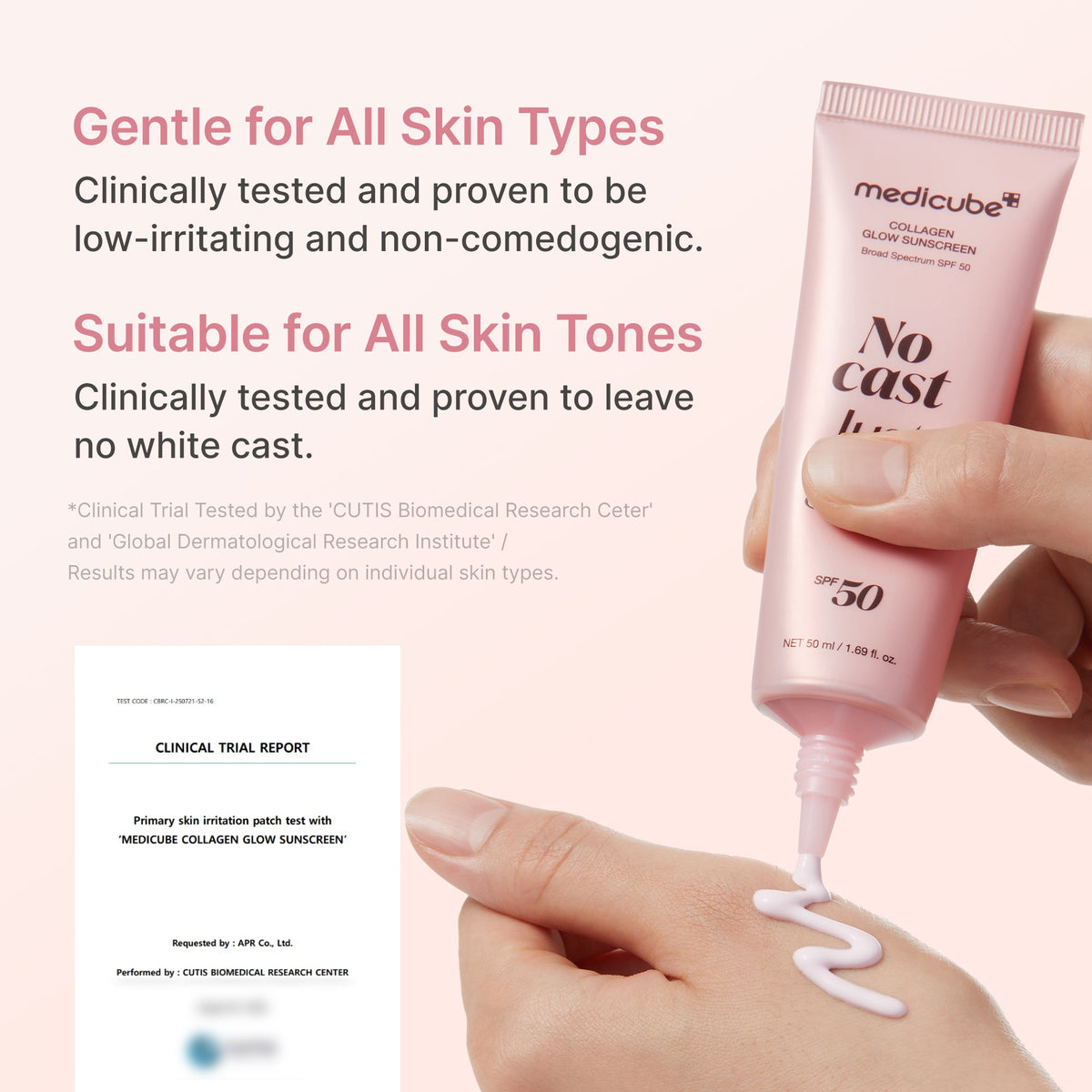 No Cast Just Glow Collagen Sunscreen K5