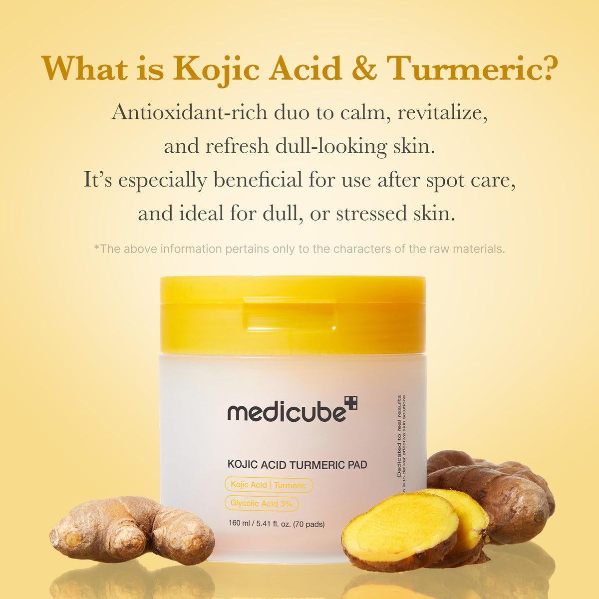 Kojic Acid Tumeric Toner Pad A5