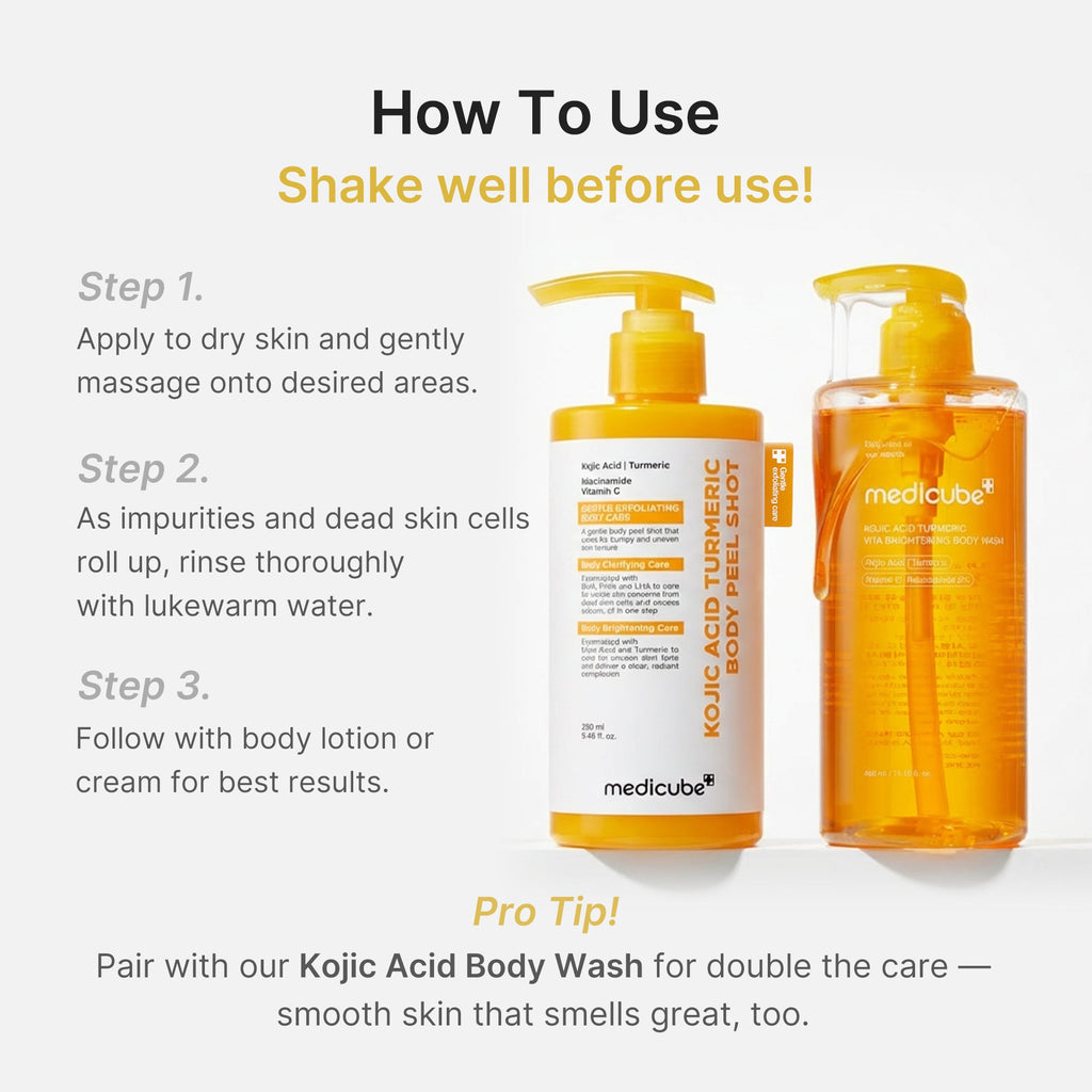 Kojic Acid Turmeric Body Peel Shot L2