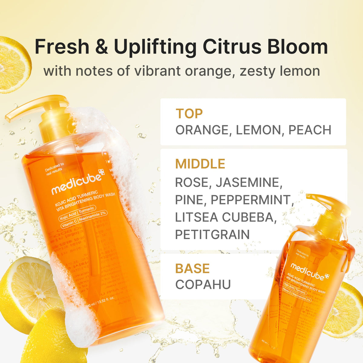 Kojic Acid Turmeric Brightening Body Wash E2