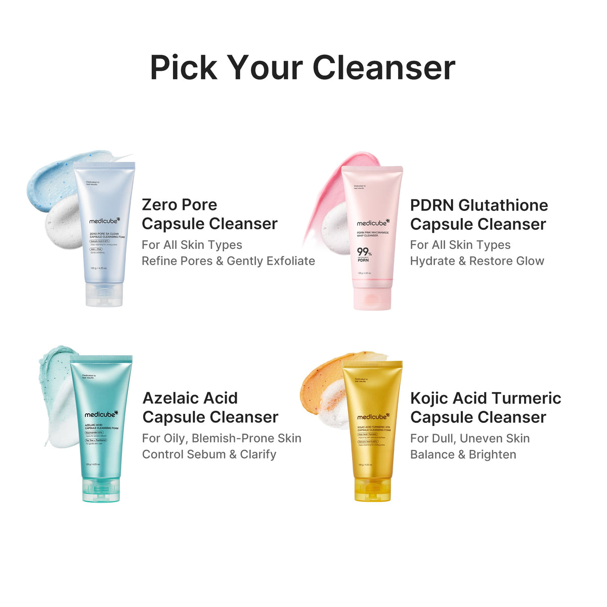 Kojic Acid Turmeric Vita Capsule Foam Cleanser O3