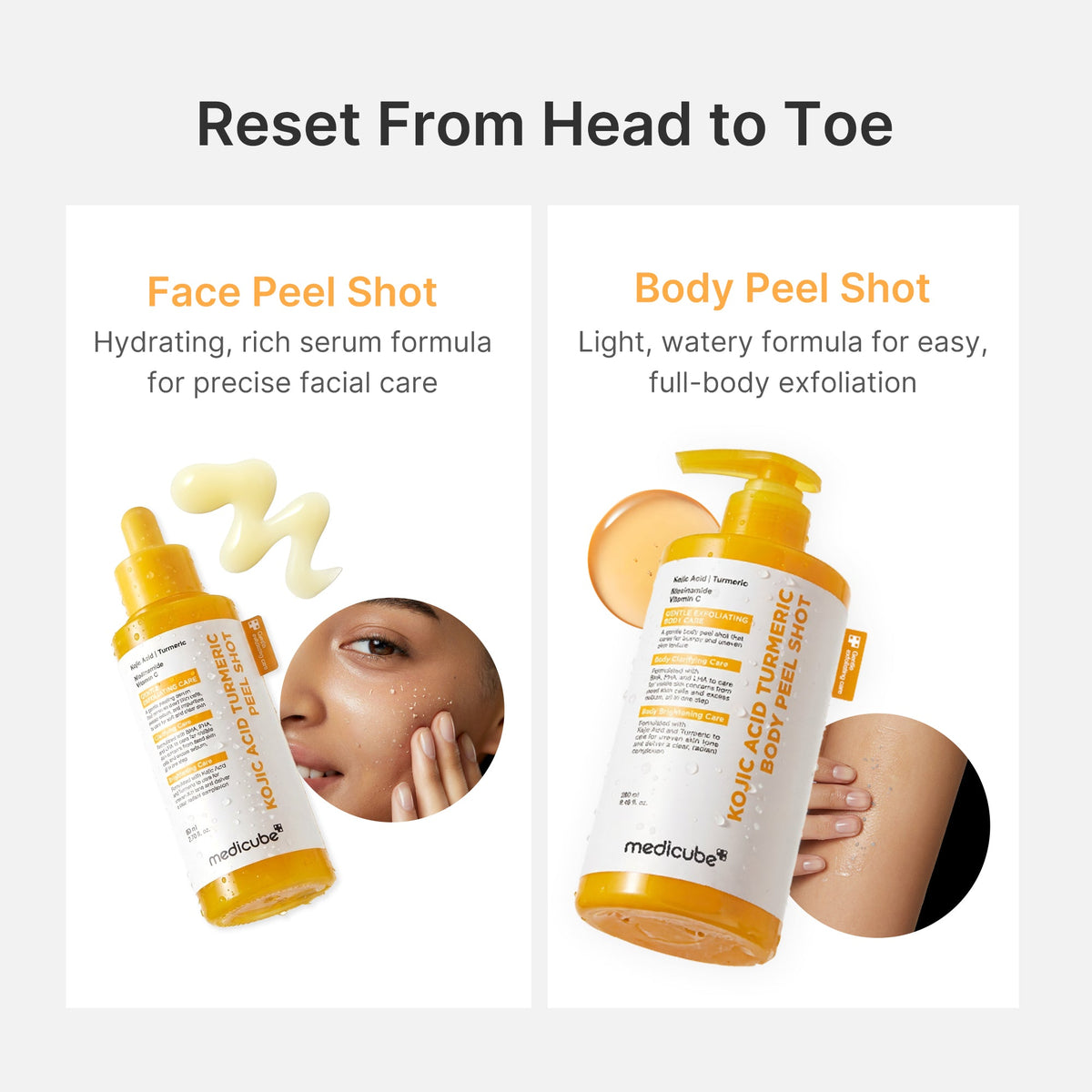 Kojic Acid Turmeric Body Peel Shot L2