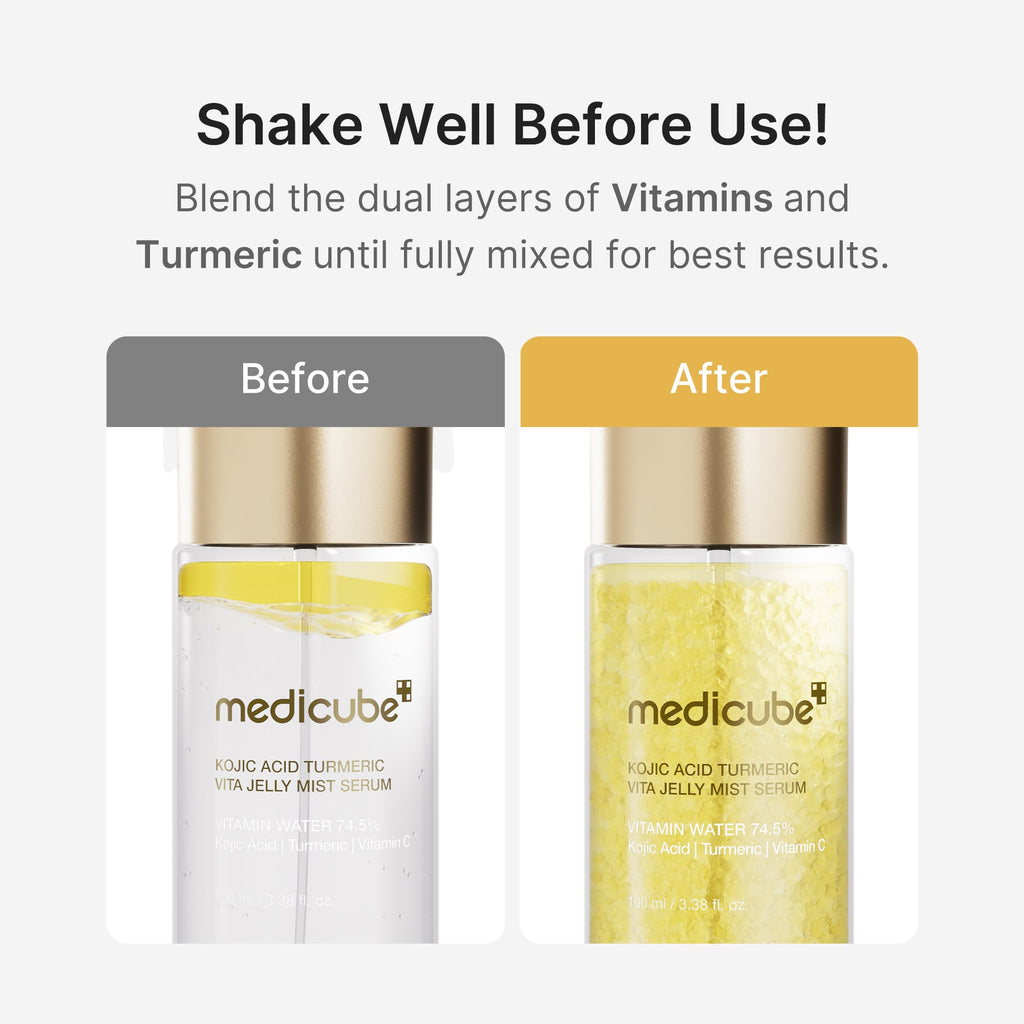 Kojic Acid Turmeric Vitamin Gold Jelly Mist Serum A9