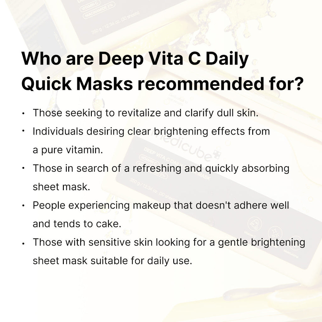Deep Vita C Daily Quick Masks P0
