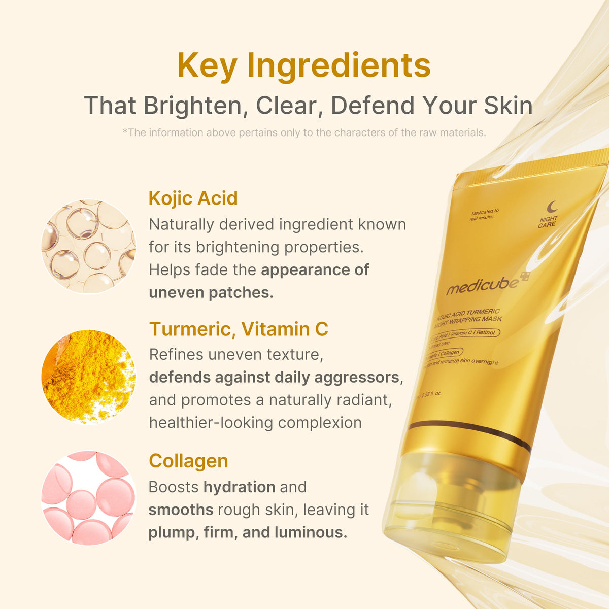 Kojic Acid Turmeric Overnight Wrapping Mask N2