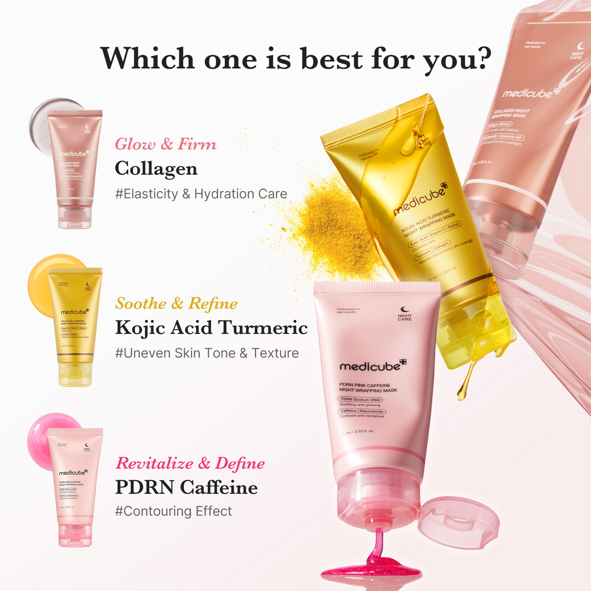 Kojic Acid Turmeric Overnight Wrapping Mask N2