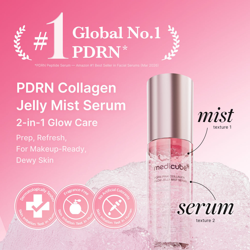 PDRN Pink Collagen Glow Jelly Mist Serum S9