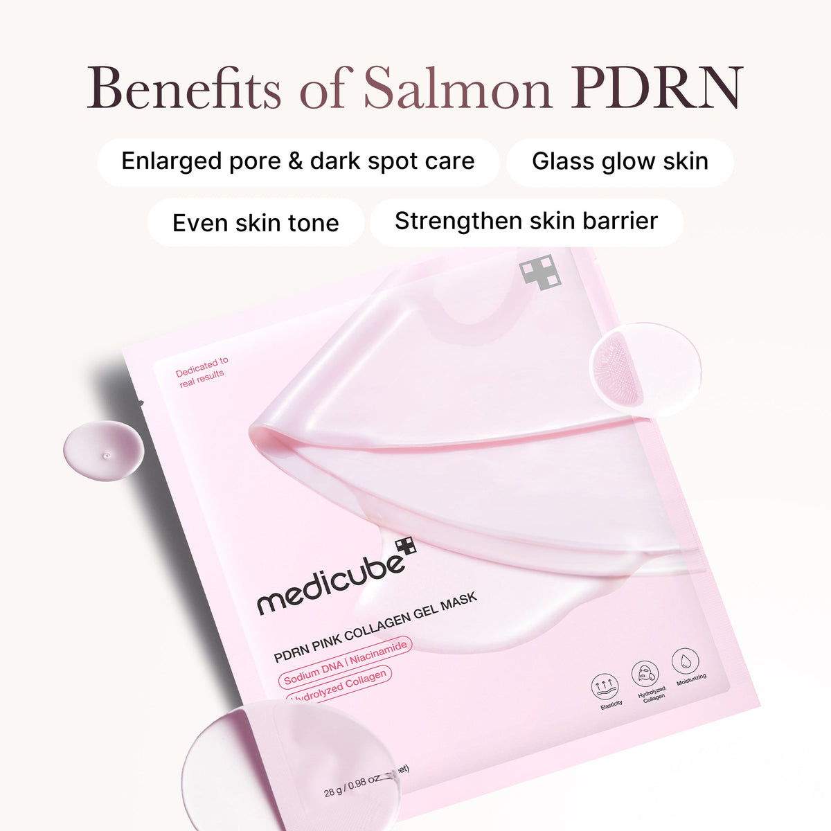 Salmon PDRN Pink Collagen Jelly Gel Mask K2