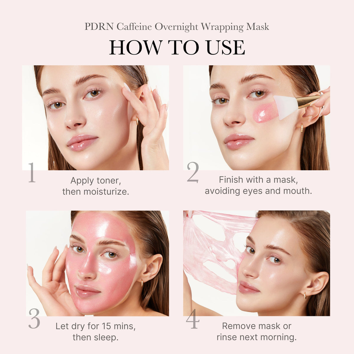 PDRN Pink Caffeine Overnight Wrapping Mask F7