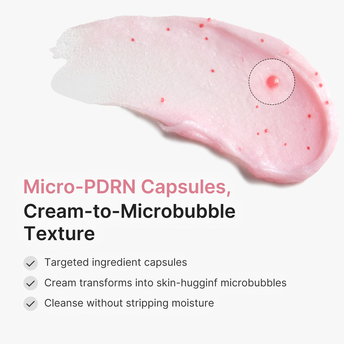 PDRN Pink Glutathione Capsule Foam Cleanser S7