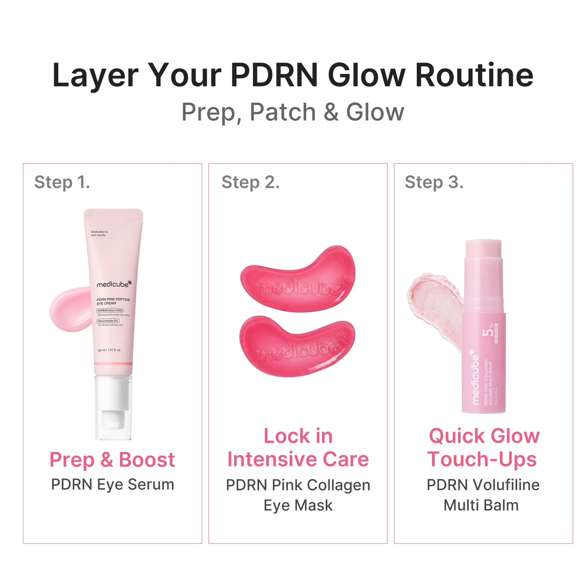 PDRN Pink Collagen Jelly Eye Mask Q3