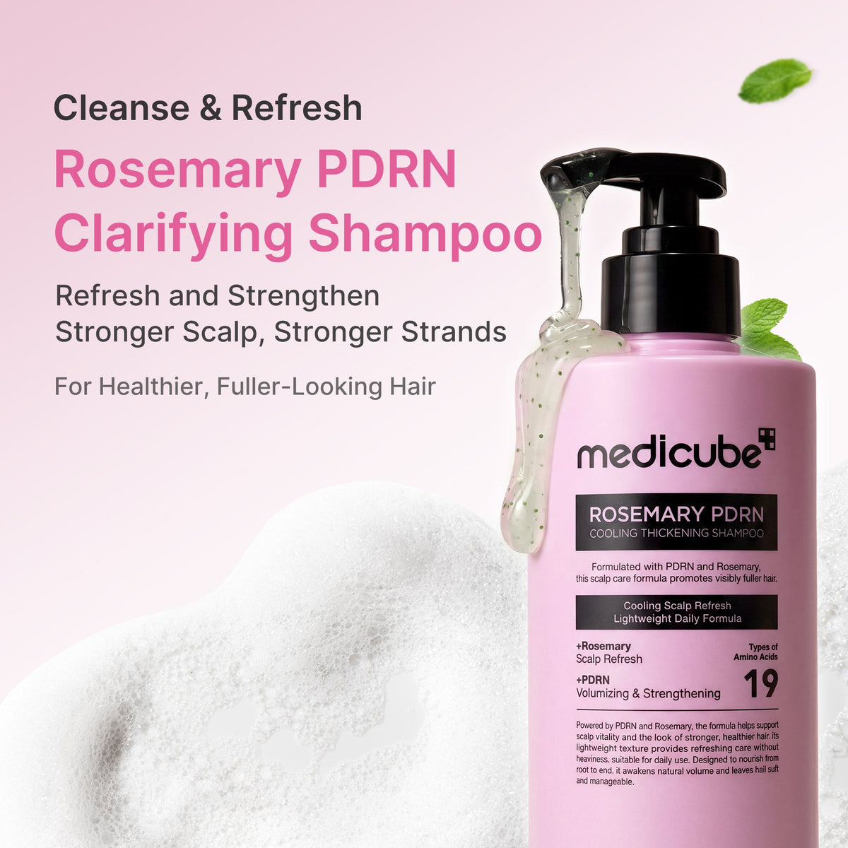 Rosemary PDRN Cooling Thickening Shampoo Q3