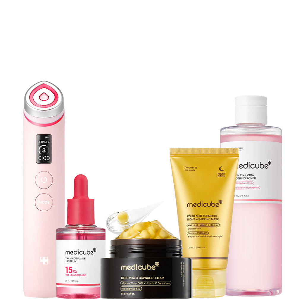 Pink & Gold Ultimate Care Set E1